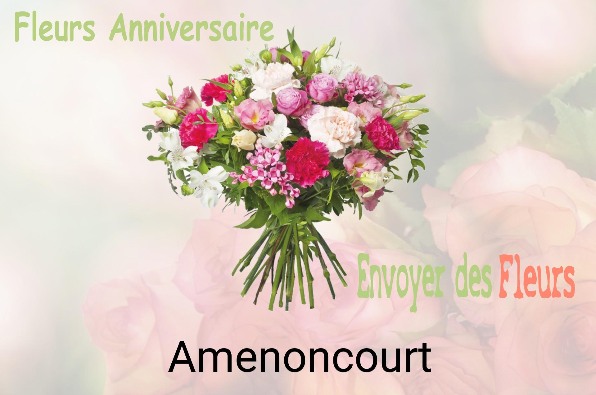 Bouquet de fleurs d’anniversaire livré à Amenoncourt